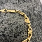 14 karaat gouden armband massief Kingsley schakel magnum, Ophalen of Verzenden, Zo goed als nieuw, Goud