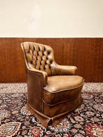 Engelse Chesterfield Fauteuil, Antiek en Kunst, Ophalen
