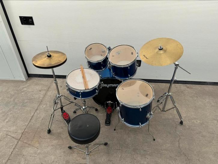 Hayman Drumstel - Compleet, Muziek en Instrumenten, Percussie, Zo goed als nieuw, Overige soorten, Ophalen