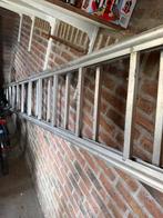 Aluminium Ladder, twee delig, 2x14, Ophalen, Zo goed als nieuw, Ladder, Opvouwbaar of Inschuifbaar