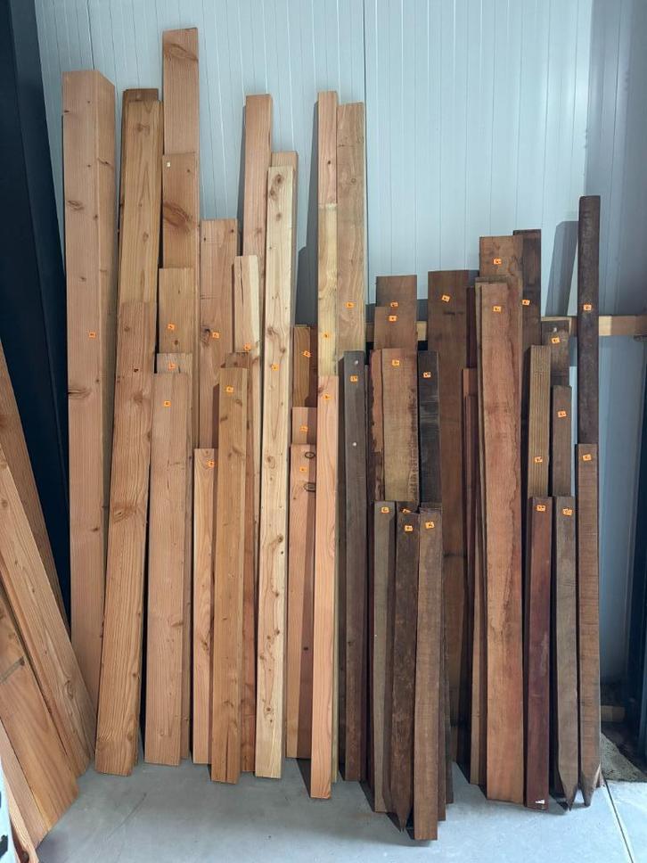 Restanten hout voor een scherpe prijs!, Tuin en Terras, Palen, Balken en Planken, Nieuw, Planken, Minder dan 180 cm, Hardhout