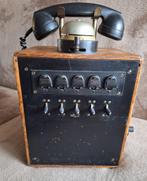 Kleppenkast telefoon/bloktelefoon (antiek/vintage), Ophalen of Verzenden