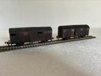 2x Fleischmann industrieel wagon oa NS, Hobby en Vrije tijd, Modeltreinen | H0, Gebruikt, Gelijkstroom, Fleischmann, Wagon