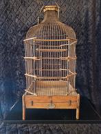 L.Fanton antieke houten Vogelkooi - Prachtige Decoratie, Antiek en Kunst, Ophalen of Verzenden