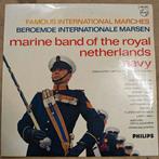 LP beroemde internationale marsen van Marine band Nederland, Ophalen of Verzenden, Zo goed als nieuw, 12 inch, Overige soorten