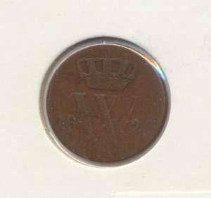 Nederland halve cent 1829 U Willem 1, Postzegels en Munten, Munten | Nederland, Ophalen of Verzenden, Koning Willem I, Overige waardes