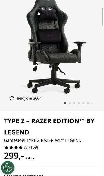 Nieuw: TYPE Z – RAZER EDITION BY LEGEND – Ongeopend beschikbaar voor biedingen