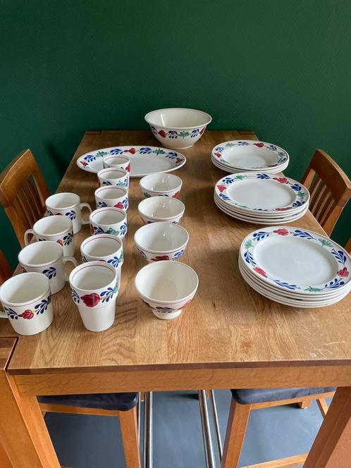 Boerenbont servies, Antiek en Kunst, Antiek | Servies compleet, Ophalen of Verzenden