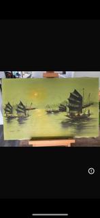 Mooi oud schilderij van Chen Mao, Ophalen
