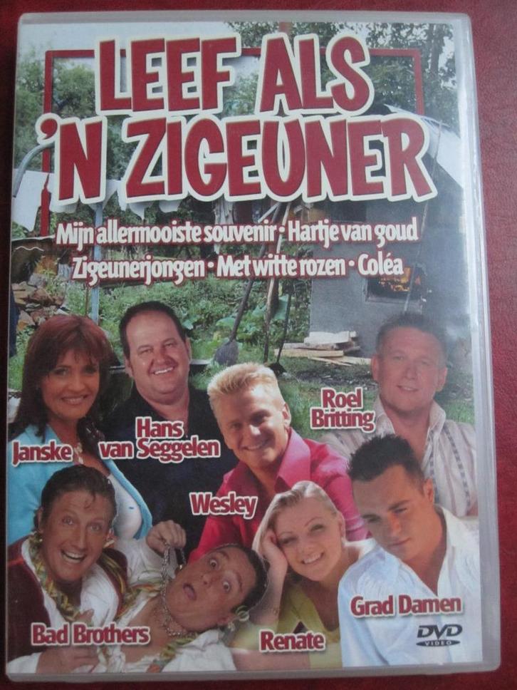 Leef Als 'n Zigeuner, Cd's en Dvd's, Dvd's | Muziek en Concerten, Zo goed als nieuw, Muziek en Concerten, Alle leeftijden, Ophalen of Verzenden