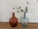 2 gistflessen., Overige kleuren, Ophalen of Verzenden, Minder dan 50 cm, Glas