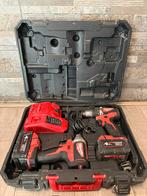 Milwaukee M18 Brushless combopack, 600 watt of meer, Ophalen of Verzenden, Klopboormechanisme, Zo goed als nieuw
