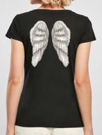 Engelen Vleugels T-shirt dames XS,S,M,L,XL,2XL,3XL Nieuw, Overige kleuren, Verzenden, Maat 46/48 (XL) of groter, Nieuw