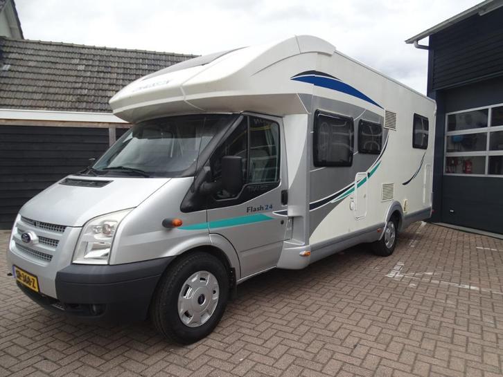 Ford transit Chausson Flash bouwjaar 2012 AIRCO !!!, Caravans en Kamperen, Campers, Particulier, tot en met 5, Half-integraal