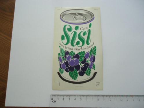 sticker oud SISI fris drank vrumona bunnik retro frisdrank, Verzamelen, Stickers, Zo goed als nieuw, Bedrijf of Vereniging, Verzenden