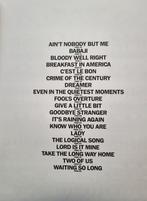 Supertramp Anthology - Bladmuziek Nieuwstaat, Muziek en Instrumenten, Bladmuziek, Nieuw, Ophalen of Verzenden, Piano, Rock en Metal