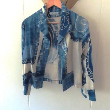 Prachtig Linnen jasje Atelier Paapje  uniek kledingstuk beschikbaar voor biedingen
