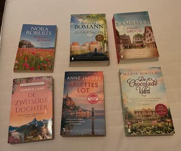 6 boeken (vnl historische romans) beschikbaar voor biedingen