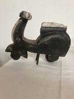 Houten scooter met standaard ! Afrikaans huisvlijt ! 21x14, Antiek en Kunst, Ophalen of Verzenden