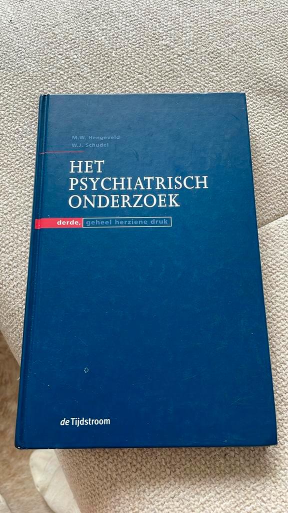 W.J. Schudel - Het psychiatrisch onderzoek, Boeken, Psychologie, Zo goed als nieuw, Ophalen of Verzenden