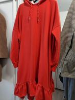 Rode sweat dress l -xl--xxl oversized sweater tuniek jurk, Maat 46/48 (XL) of groter, Nieuw, Ophalen of Verzenden, Monki