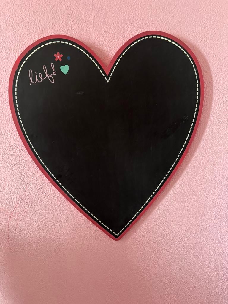 Z.g.a.n. roze krijtbord van Lief!, Ophalen, Zo goed als nieuw, Wanddecoratie