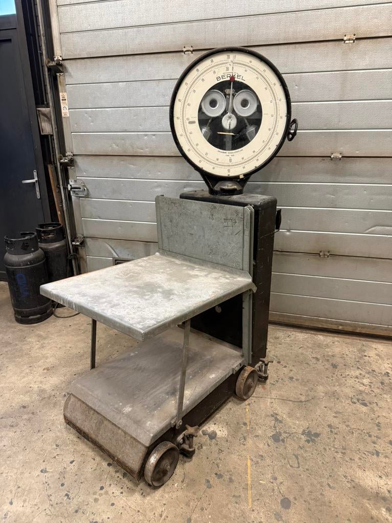 Berkel weegschaal bascule, Ophalen, 100 tot 200 kg, Gebruikt, Overige typen