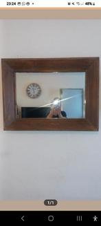 2x Spiegel met Houten Frame, Ophalen of Verzenden, Zo goed als nieuw, Minder dan 100 cm, Rechthoekig