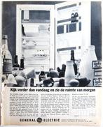 13 vintage advertenties reclames General Electric GE 1951-75, Ophalen of Verzenden, Gebruikt, Overige typen
