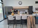 Bruynzeel Antraciet/Houtkleurige Eilandkeuken GEDEMONTEERD, Overige typen, Ophalen of Verzenden, Zo goed als nieuw, Kunststof