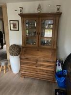 Antiek eiken secretaire, Huis en Inrichting, Kasten | Secretaires, Ophalen, Gebruikt