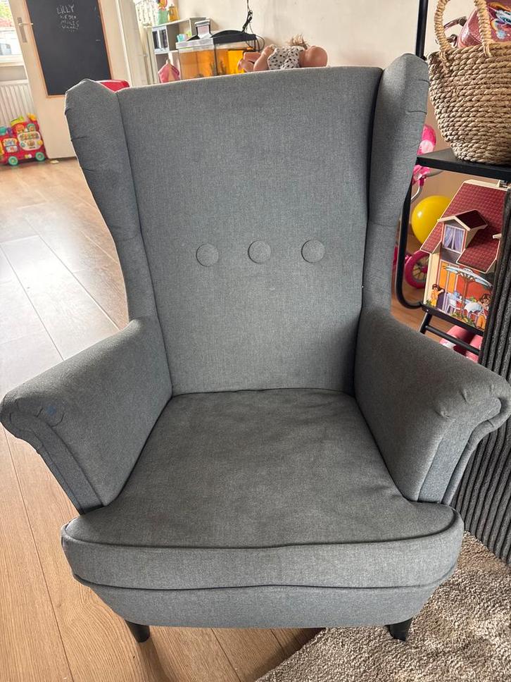 IKEA kinderfauteuil - Comfortabel en Stijlvol!, Huis en Inrichting, Fauteuils, Gebruikt, Stof, Minder dan 50 cm, Minder dan 75 cm