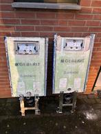 2x Geberit Inbouwreservoir met 1x pot & plaat - Gebruikt, Doe-het-zelf en Verbouw, Ophalen, Gebruikt, Toilet
