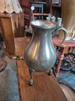 Antieke Tinnen Waterkan met Kraan, Antiek en Kunst, Antiek | Tin, Ophalen of Verzenden