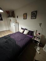 bed, Huis en Inrichting, Slaapkamer | Bedden, Ophalen, Wit, Tweepersoons, Zo goed als nieuw