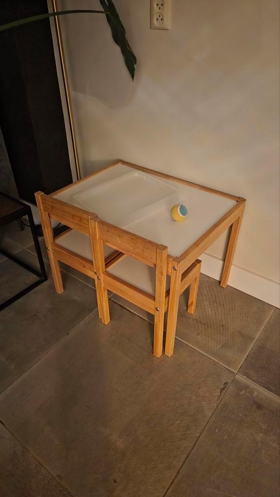Kinder Tafel en Stoelen Set, Kinderen en Baby's, Kinderkamer | Tafels en Stoelen, Gebruikt, Tafel(s) en Stoel(en), Ophalen of Verzenden