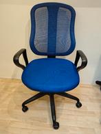 Bureaustoel, Ophalen, Gebruikt, Blauw, Bureaustoel
