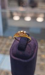 Diamant gouden ring 14k 0.25 ct, Nieuw, Ophalen of Verzenden, 17 tot 18, Goud