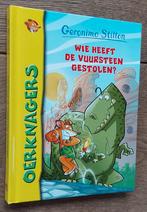 Geronimo Stilton - Wie heeft de vuursteen gestolen?, Ophalen of Verzenden, Zo goed als nieuw, Geronimo Stilton