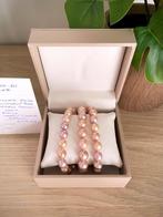 Multicolor Edison parelketting – 10-12 mm – met certificaat, Ophalen of Verzenden, Nieuw, Overige kleuren, Overige materialen