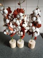 3 Katoen kunstplantjes, Ophalen of Verzenden, Nieuw