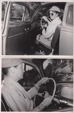 Volkswagen Kever, met dame aan het stuur, Verzenden, Zo goed als nieuw, Auto's