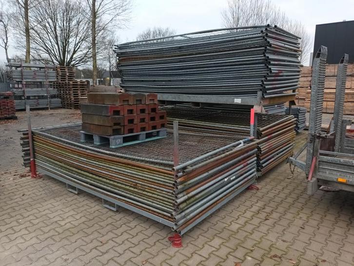 Bouwhekken met voet en klem, Doe-het-zelf en Verbouw, Steigers, Gebruikt, Overige typen, 2 tot 5 meter, Ophalen