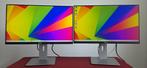 2 x High Class Lcd's Dell UltraSharp U2414HB Super Koopje !, IPS, Ophalen of Verzenden, In hoogte verstelbaar, 60 Hz of minder