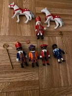 Playmobil set met sinterklaas pieten en 2 paarden, Ophalen, Zo goed als nieuw