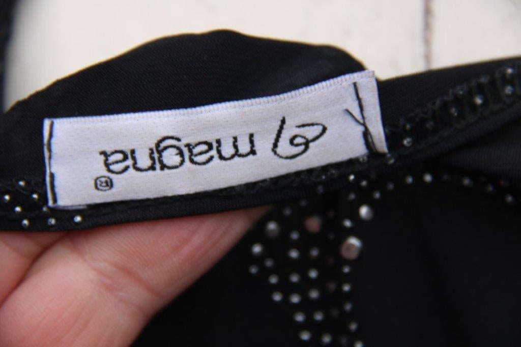 Blouson zwart/ zilver Magna mt 40/42 Vaste prijs, Maat 38/40 (M), Zwart, Ophalen of Verzenden, Magna