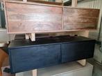 Tv-meubels zwevend mangohout verschillende afmetingen, Ophalen, ., 150 tot 200 cm, .