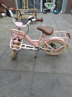 SJOEF Classic Meisjesfiets 14 inch - Roze, Fietsen en Brommers, Fietsen | Meisjes, Ophalen, Gebruikt, 14 inch of minder, Handrem