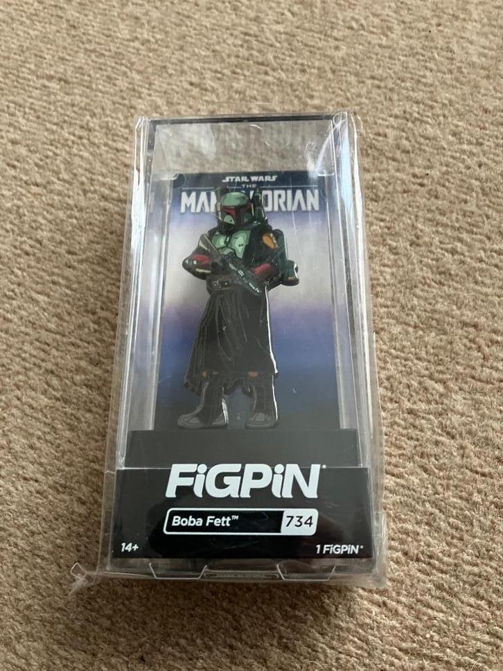FiGPiN 734 Star Wars The Mandalorian Boba Fett, Verzamelen, Star Wars, Nieuw, Actiefiguurtje, Ophalen of Verzenden