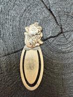 Zilveren Boekenlegger met Poes - 925 Zilver, Ophalen of Verzenden, Zo goed als nieuw